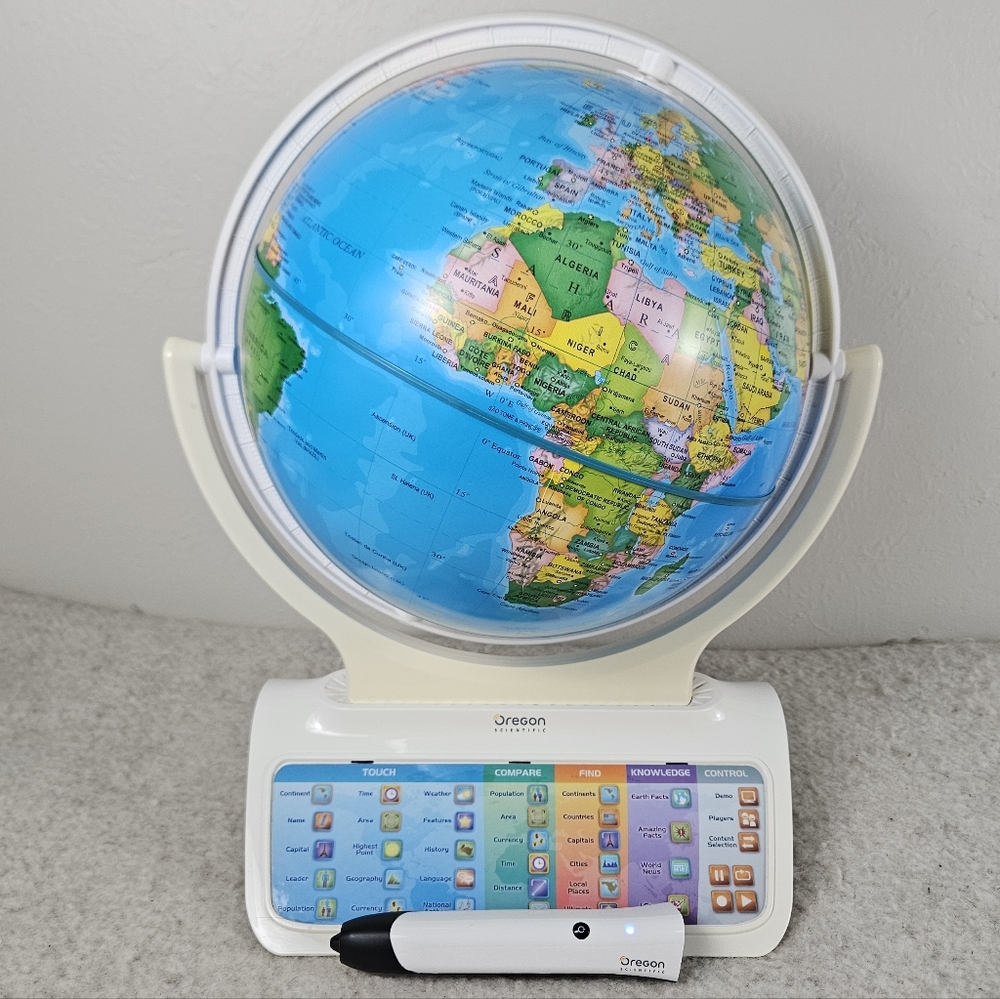 Oregon Scientific SG328 SmartGlobe Infinity Interactive Globe & Pen TESTED